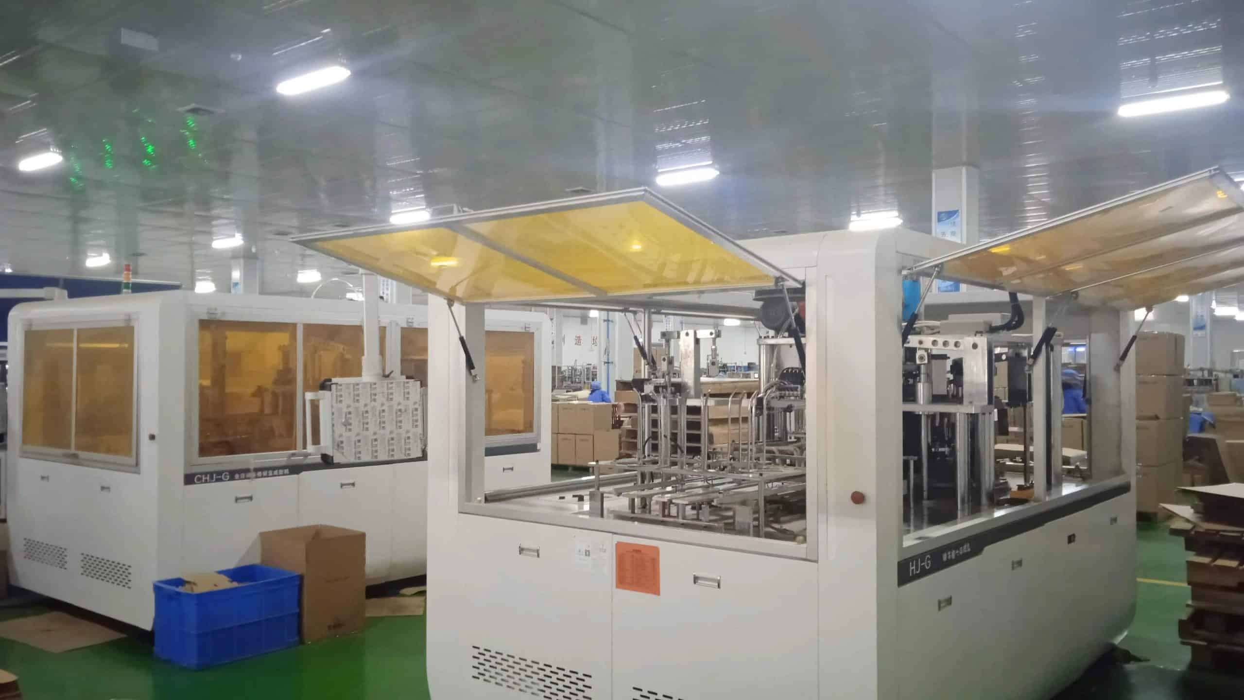 automatic multi cell paper lunch box forming machine