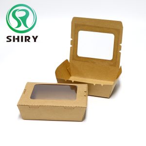 900ml Kraf Paper Food Container With Window